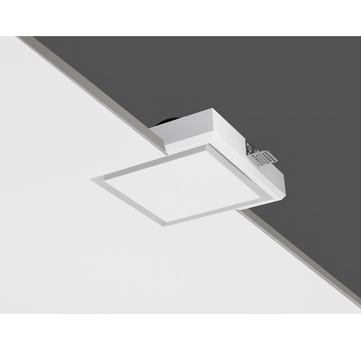 Диффузор под покраску скрытого монтажа SECRET FRAME D200мм